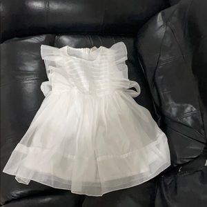 White wedding party dress